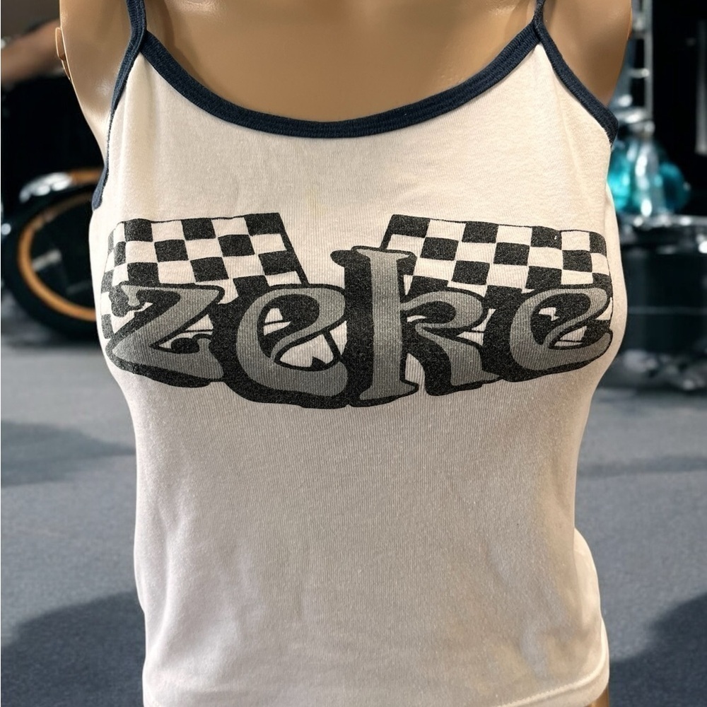 Zeke the band VINTAGE official merchandise Checkered Graphic Tank Top